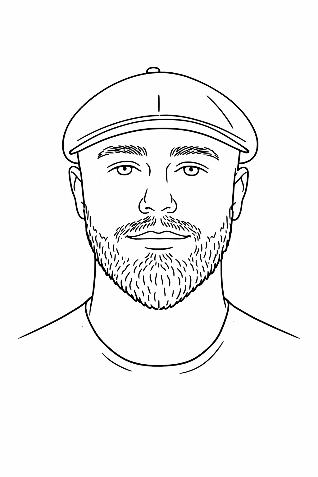 AI sketch portrait generated by SketchSelfie drawing engine